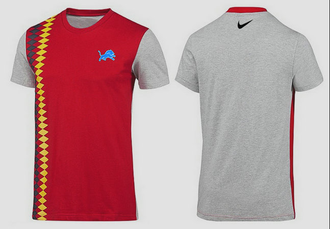 Mens 2015 Nike Nfl Detroit Lions T-shirts 21